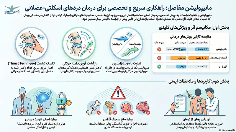 مانیپولیشن مفاصل و درمان دردها